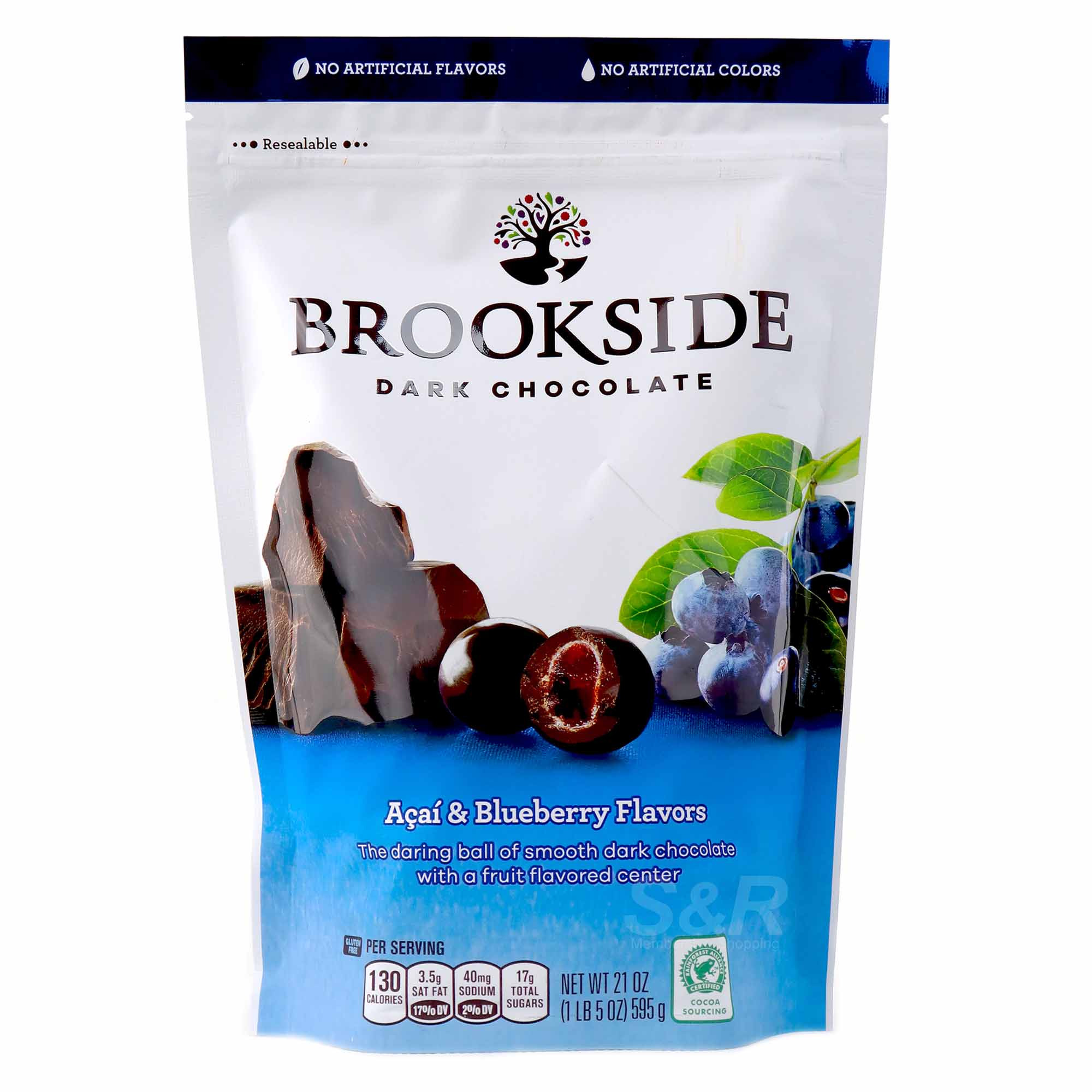 Brookside Dark Chocolate Acai and Blueberry Flavors 595g